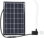 Solar Water Pump 12v With Solar Panel Efficient Powered Water Pump For Pond Circulation, Filtration, And Aeration, Submersible Fountain Kit For Garden, Bird Bath, Feature (9v 6w Panel + + Filter). - Image 4