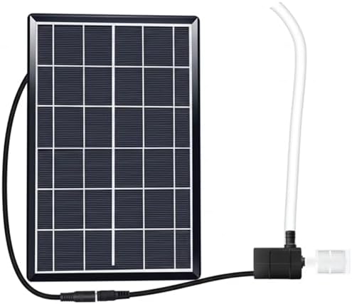 Solar Water Pump 12v With Solar Panel Efficient Powered Water Pump For Pond Circulation, Filtration, And Aeration, Submersible Fountain Kit For Garden, Bird Bath, Feature (9v 6w Panel + + Filter). - Image 4