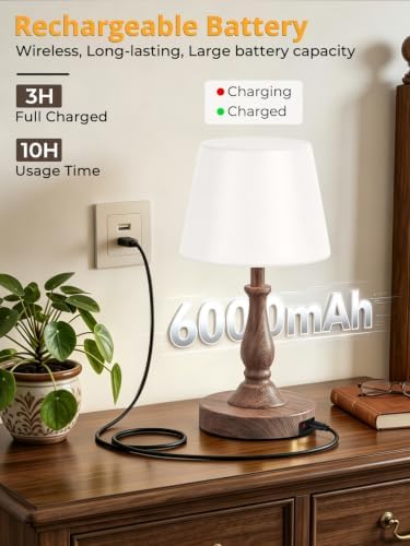 Yochoice IP65 Waterproof Shower Lamp, Rechargeable Cordless Bathroom Lamp - Image 5