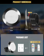 Goldlife P9-2 6Inch RGB Pool Lights for Inground Pool LED 12V 60W PC 50FT - Image 6