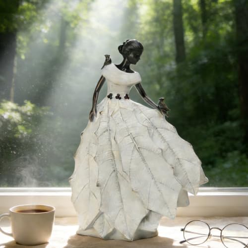 DiliComing Fairy Garden Statue Maiden Home Decoration 14.5 Inch Table Decor by DiliComing