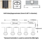Warm White Recessed LED Deck Light, RNEHON 12V Low Voltage Step Lights with Protecting Shell, Φ1.18 Landscape Lights Outdoor for Garden,Yard Steps,Stair,Patio,Floor,Kitchen Decoration - Image 6
