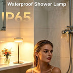 Solar Table Lamps Outdoor 2 Pack, Patio Solar Table Lights IP65 Waterproof - Image 3