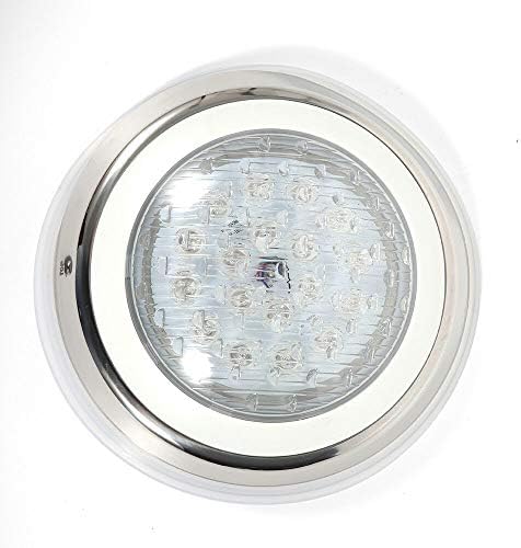 DNYSYSJ Pool Lights 12V LED Underwater Pool Lights for Inground Swimming Pools | RGB Color Changing LED Color Pool Light Bulb| Replacement Bulb with Remote Control (54W Stainless Steel+PC) by DNYSYSJ
