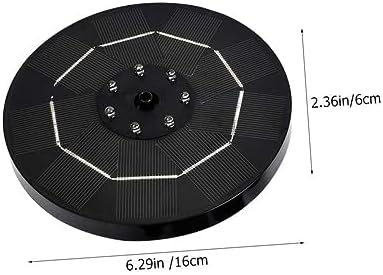 1 Set Solar Fountain Solar Pond Fountain Fish Bowl Decorations Pool Solar Pump Pond Pump Garden Fountain Pump Solar Water Fountain Pump Bird Fountain Pump Floating Pump Abs Outdoor - Image 4