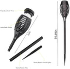 SOLARIX 6Pack Solar Torch Lights, Flickering Flame Garden Decor - Image 4