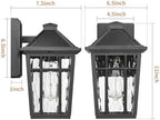 Darkaway 2pcs Outdoor Wall Lights,11inch Exterior Lighting Fixtures - Image 4