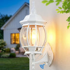 VIANIS Large White Porch Lights Outdoor Dusk to Dawn, Anti-Rust, Waterproof by VIANISLIGHTING
