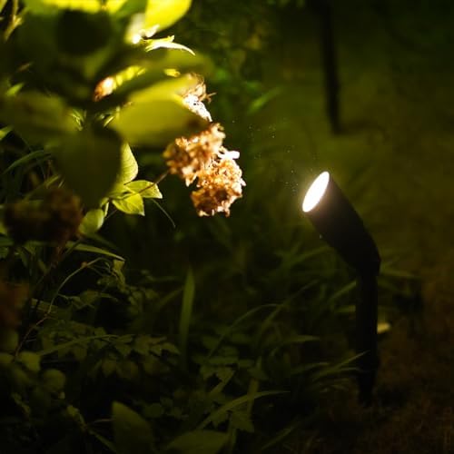 GOODSMANN 12V AC LED Landscape Spotlight 3W MR11 3000K 200LM Brown 8PK - Image 6