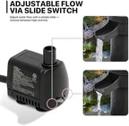 MoNiBloom Outdoor Water Fountains, 27" Tall 2-Tier Barrel, Green - Image 3