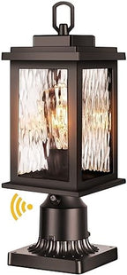 VIANIS Outdoor Post Lights Hardwired 120V, Oil Rubbed Bronze Aluminum by VIANISLIGHTING
