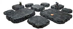 Handmade Basalt Black Stacking Hills - Handmade Terrain for Tabletop War Games and TTRPGs - Image 6