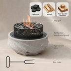 Outdoor Tabletop Fire Pit Small Fire Stove for Balcony 11.42" - Image 6
