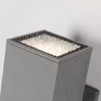 mirrea 12" Modern Outdoor Porch Light in 2 Lights, Matte Gray, 2 Pack - Image 6