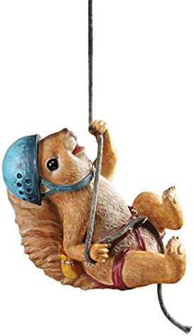 Design Toscano JQ7678 Skyler, The Climbing Squirrel Statue,Full Color by DesignToscano
