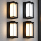 Outdoor Wall Lights, Outdoor Lights for House, 2200LM 3CCT Dimmable IP65 by FUPE