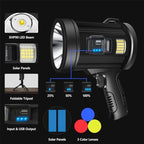 2000000 Lumens Rechargeable Spotlight with Tripod, Large - Image 4