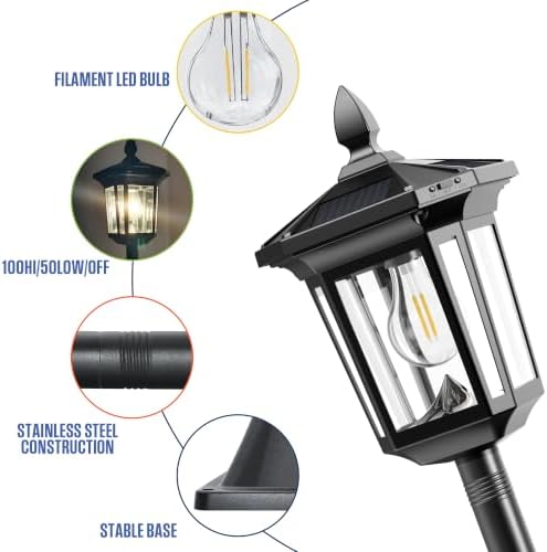 Westinghouse LED Solar Post Lights 100 Lumens 2-Pack - Image 6