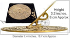 Solid Brass Sundial Clock for Garden Yard Outdoor | Handmade Shiny Brass Garden Sundial With Velvet Case Perfect for Beloved Ones | Home Decor Gift or Present Idea for Couples, Parents & Grandparents - Image 5