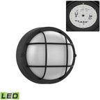 8" Nautical Outdoor Light-Black Round Bulkhead LED Lights,Sauna Light Fixture Outdoor 8" Nautical Bulkhead Light 3000K,1500LM,15W LED Outside Wall Lights - Image 7