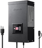 DEWENWILS 200W Low Voltage Transformer with 3 Independent Control Outputs, Landscape Transformer with Timer and Photocell Sensor, 120V AC to 12V/14V AC, Weatherproof, ETL Listed by DEWENWILS