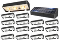 JOFIOS Solar Fence Lights Outdoor, 9 Fixed Colors ＆ Color Changing Fence Lights Solar Powered Waterproof IP65 Dusk-to-Dawn LED Deck Lighting for Patio, Railing, Pool, Porch, Backyard, Wall, 16 Pack by JOFIOS