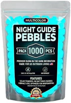 1000pcs Glow in The Dark Garden Stones Glow in The Dark Pebbles DIY by Unknown