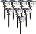 btfarm 8 Pack Solar Lights Outdoor Waterproof, Motion Sensor Outdoor Lights by btfarmdecorativelighting