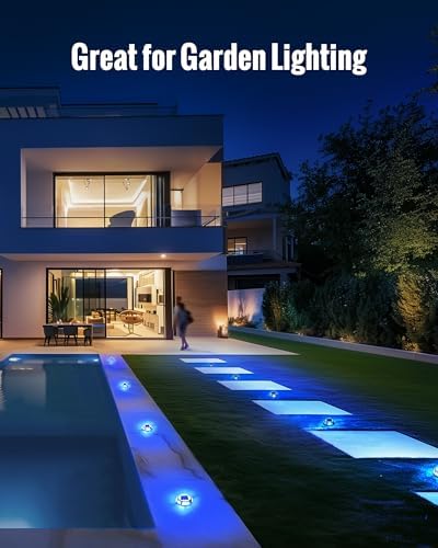 Solar Driveway Dock Lights Waterproof 24 Pack, Deck Lights Outdoor - Image 6