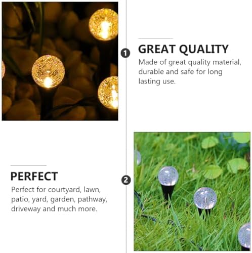 Sewroro Decorative Solar Light Warm Color Plug in Lawn Lamp - Image 4