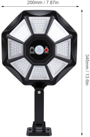 Luocute Solar Lights Outdoor, 3 Modes Motion Sensor Spotlights with 168 LED Beads 6500K for Yard Garden Driveway, Waterproofing Outdoor Lights Solar Powered for Patio Lawn Backyard - Image 6