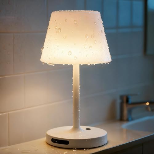 SAIWEYA Outdoor Waterproof Shower Lamp, 5200mAh Rechargeable Bathroom Lamp by SAIWEYA