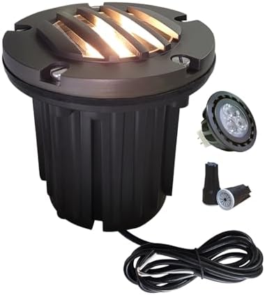 MALORY Low Voltage Landscape Well Lights, (φ126 mm) Brass Top Cover by MALORY