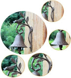 Dinner Bell,Cast Iron, Wall, Home Decoration Garden ic Retro Doorbell - Image 3