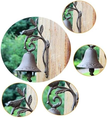 Dinner Bell,Cast Iron, Wall, Home Decoration Garden ic Retro Doorbell - Image 3