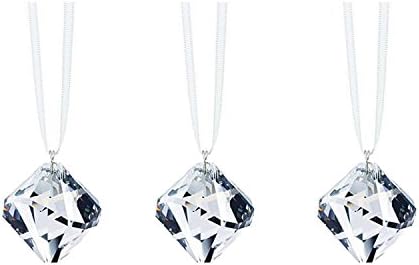 Swarovski Prisms Clear Pendant 20mm Ball-Form Ornaments 3 Pcs by CrystalPlace