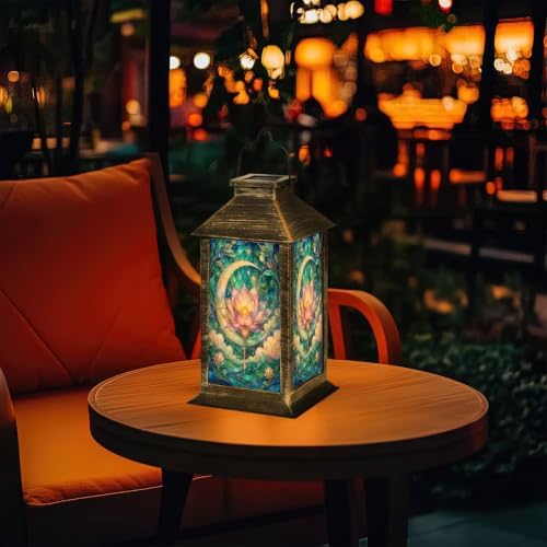 Solar Lantern Lotus Flower Print - Image 7