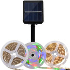 Solar LED String Lights Outdoor, Warm White 3500k, Solar Powered Garden Strip Lighting for Patio, Yard, Wedding and Party Decoration - Image 2