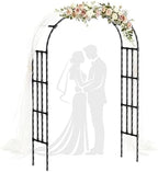 5.9x8.5FT Garden Arbor Trellis,Metal Garden Arch Trellis by PlusYard