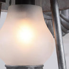 Aluminum Vintage Kerosene Lantern Outdoor Wall Lantern Light Fixture – Waterproof Exterior Porch Sconce with Frosted Glass, Rustic Farmhouse Style for Patio, Garden, Garage - Image 7