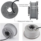 Submersible LED Fountain Lamp, LED Swimming Pool Underwater Light, IP68 Waterproof Middle Hole Pond Lighting, 12/24V Submersible LED Pool Lights, RGB Ring Landscape Lights with Remote Control(18W(12V) - Image 5