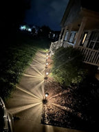 DERAYSION Solar Lights Outdoor, Metal Glass Solar Pathway Lights - Image 3
