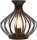JHY DESIGN Decorations Outdoor Table Lamp Nightlight 7.5''High Modern Style Battery Powered Lamp with 6-Hours Timer Feature Decorative Bedside Lamp for Room Indoor Outdoor Table Garden Party - Image 2