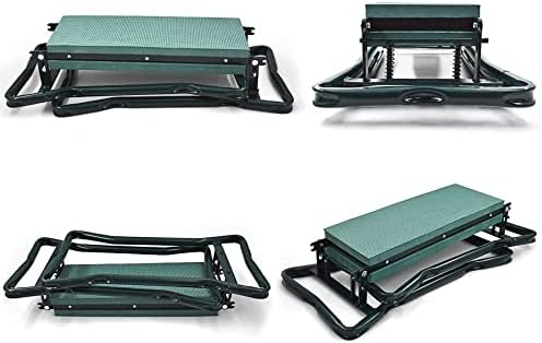 Garden Kneeler Seat Portable Garden Folding Seat EVA Foam Pad with Tool Bag Pouch - Image 6