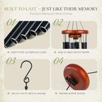32" Memorial Wind Chimes for Loss of Loved One - Image 4