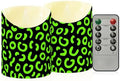 Waterproof Outdoor LED Candles with Timer 2/4/6/8H Leopard by Unknown