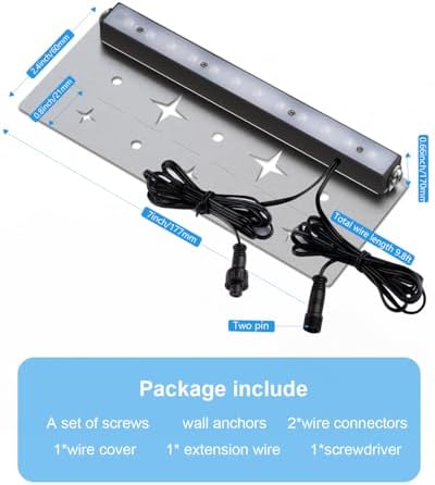 HIBOITEC Hardscape Lighting Low Voltage 7 Inch Retaining Wall Lights 6Pack - Image 6