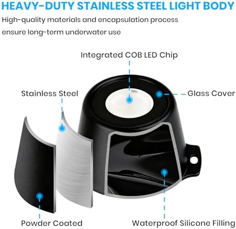 Plug in Underwater Pond Fountain Light with Timer Transformer - Image 3