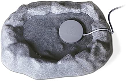 K&H Pet Products Thermo-Birdbath for Outdoors Heated Gray 1 Gallon 17 X 23.5 X 4 Inches - Image 2