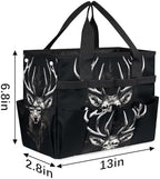 Cool Garden Tool Bag Organizer Heavy Duty Deer Gardening Tote Bag with 10 Pockets for Women Men Gardening Gifts - Image 3